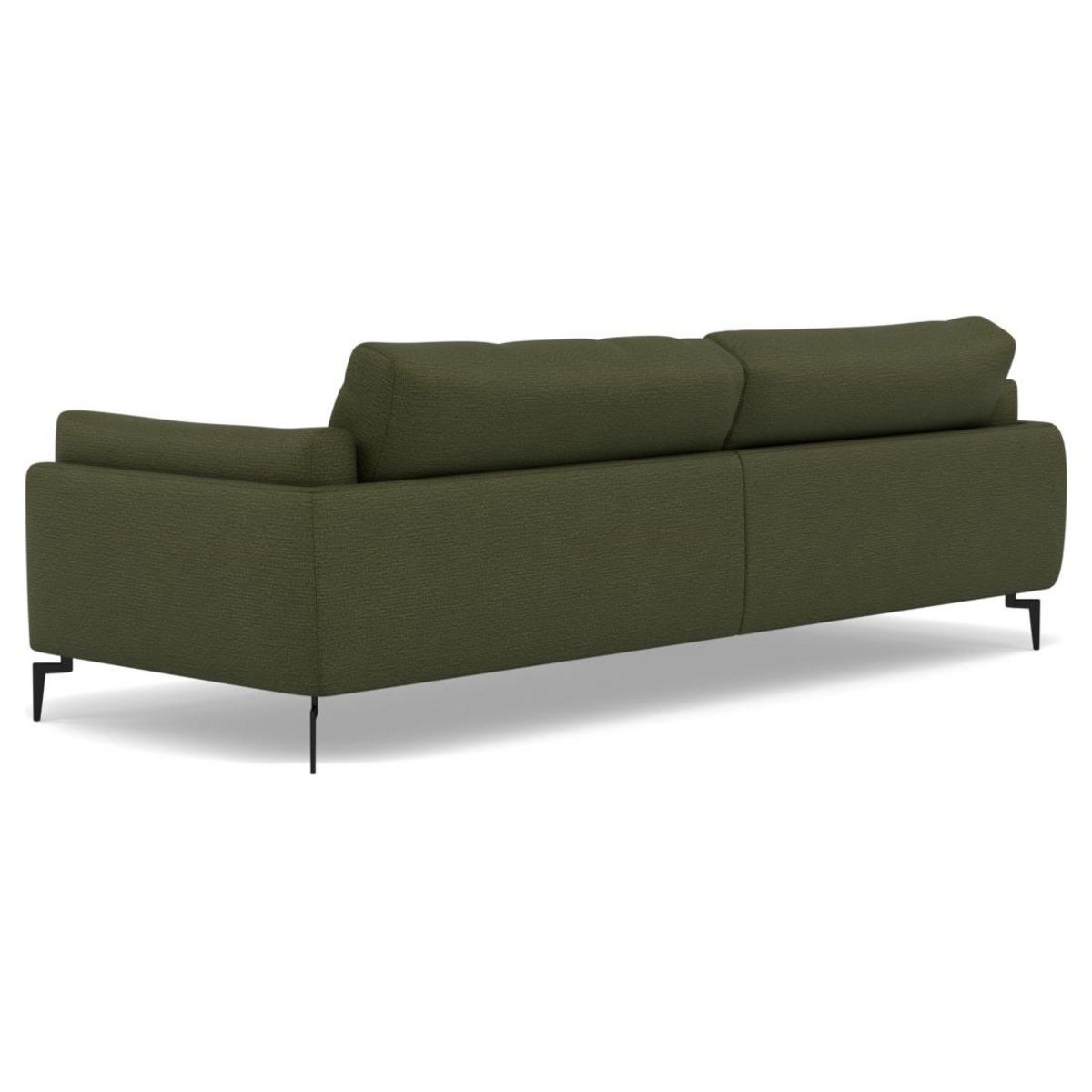 LISA DESIGN Carlos - canapé d'angle gauche 4 places ultra moelleux en tissu texturé