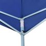Voir la diapositive 3 : VIDAXL Belvedere pliable 5x5 m Bleu