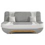 Voir la diapositive 3 : BEST MOBILIER Nelson - canapé convertible clic-clac 3 places en tissu