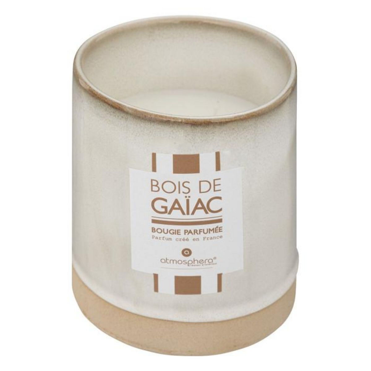 ATMOSPHERA Bougie Parfumée Déco  Marty  600g Bois de Gaïac