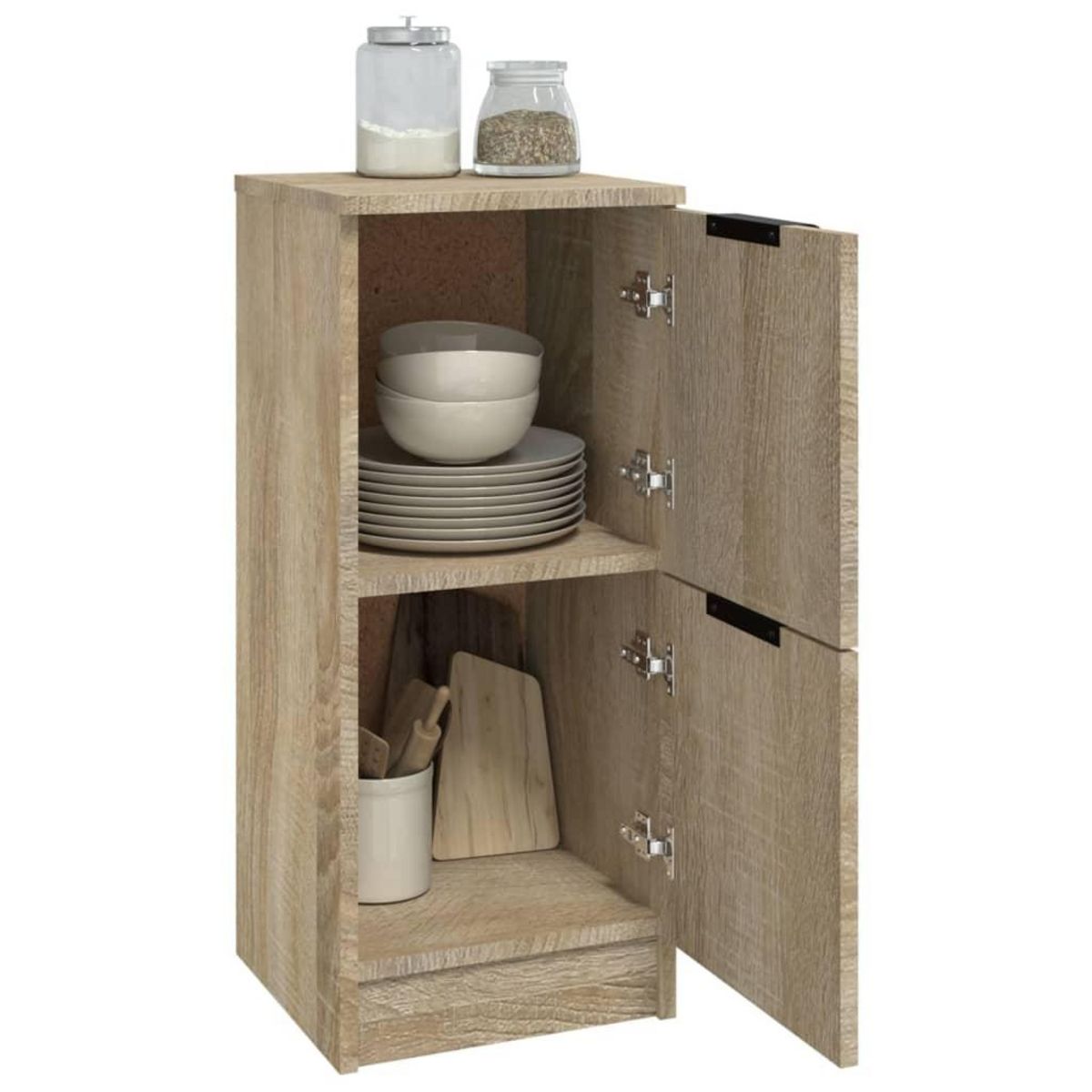 VIDAXL Buffet Chene sonoma 30x30x70 cm Bois d'ingenierie