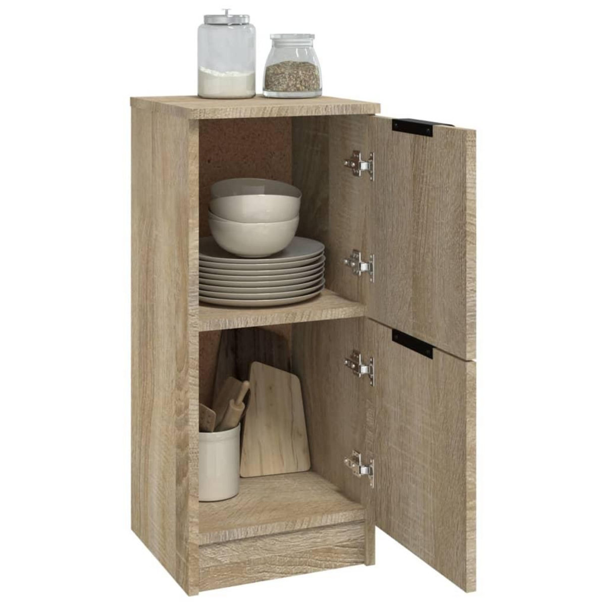 VIDAXL Buffet Chene sonoma 30x30x70 cm Bois d'ingenierie