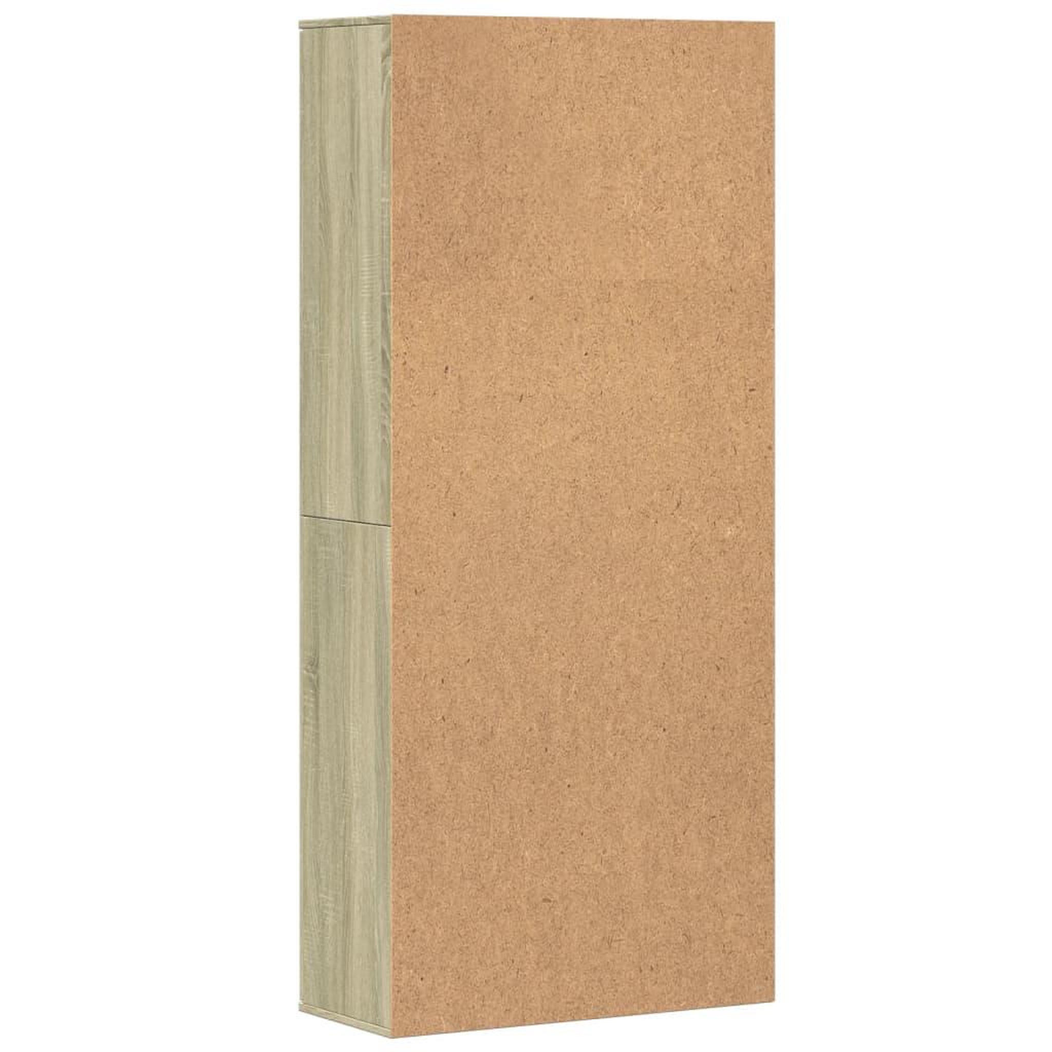 Voir la diapositive 5 : VIDAXL Buffet haut chene sonoma 80x35x180 cm bois d'ingenierie