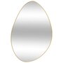 Voir la diapositive 1 : ATMOSPHERA Miroir forme organique - 40 x 60 cm - Doré
