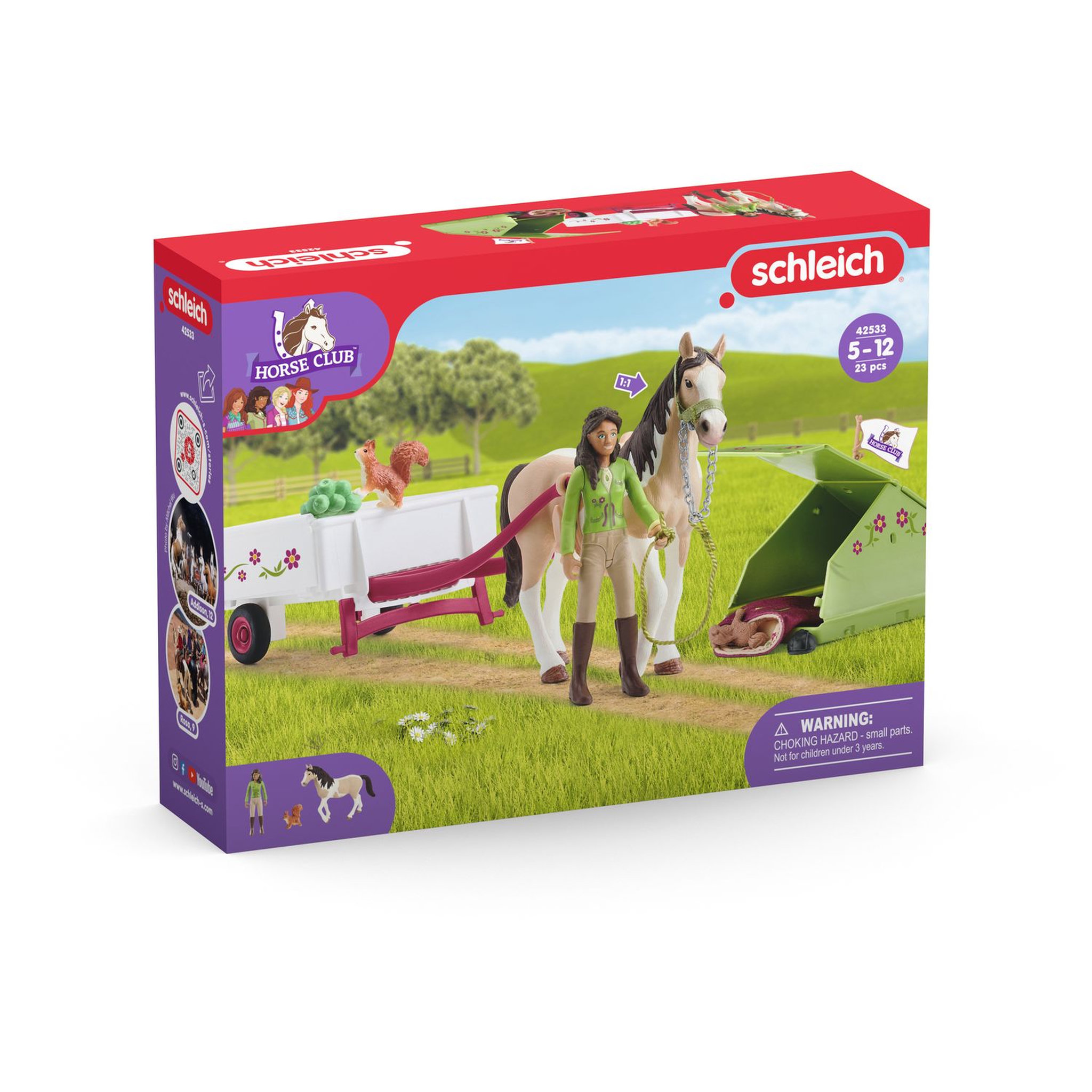 Schleich Aventure au camping de Sarah 
