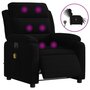 Voir la diapositive 2 : VIDAXL Fauteuil inclinable de massage electrique noir velours
