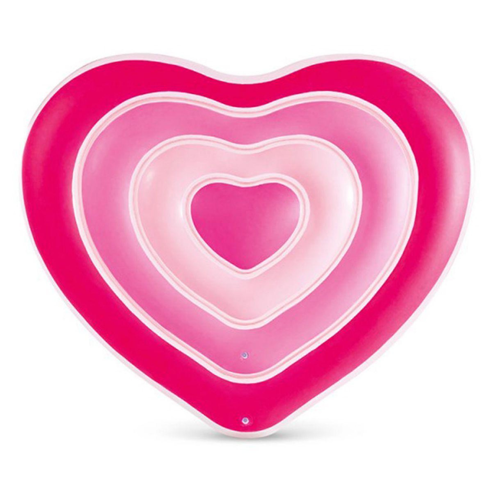 INTEX Bouée gonflable cœur  ile love  155cm rose