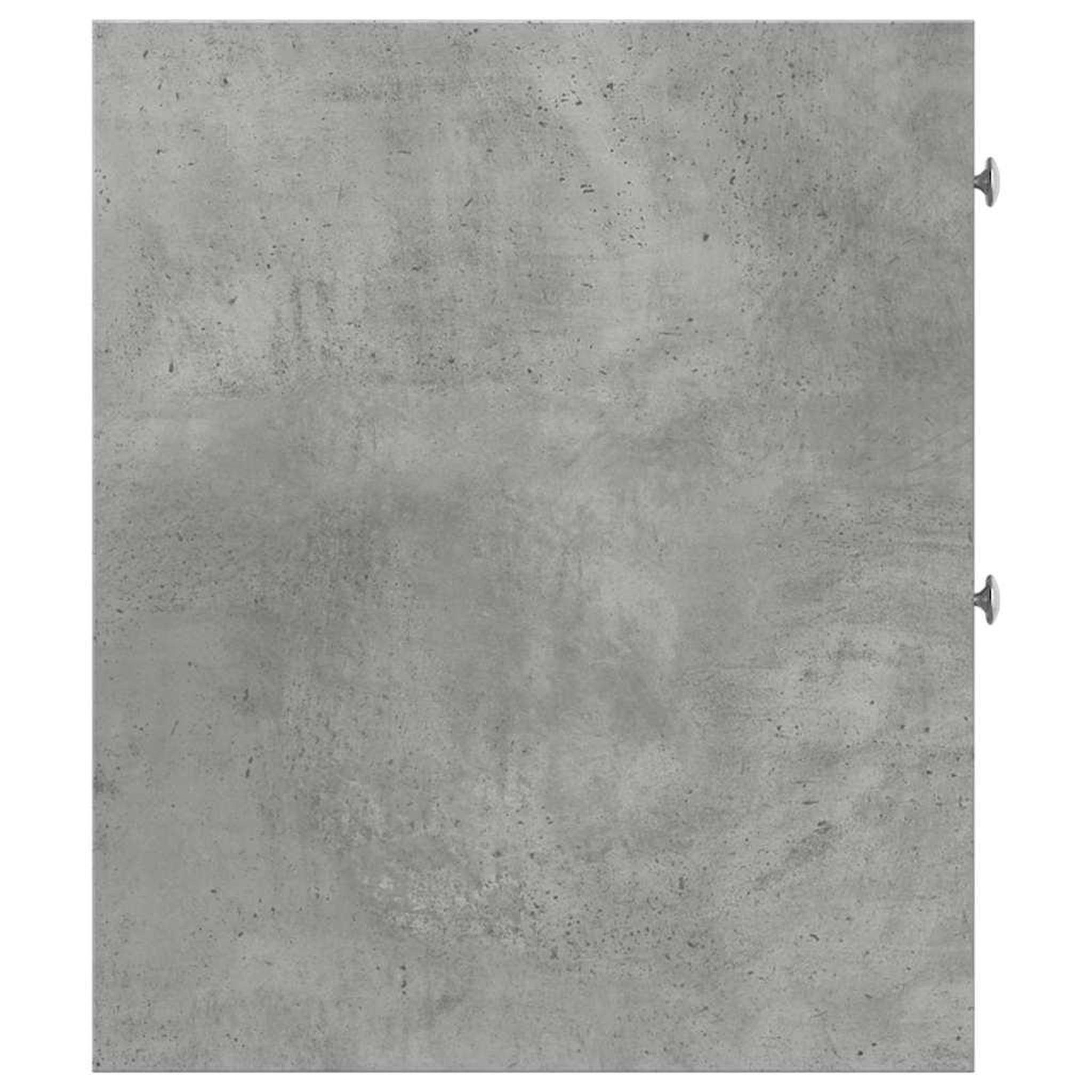 Voir la diapositive 5 : VIDAXL Armoire de salle de bain etroite avec roulettes gris beton