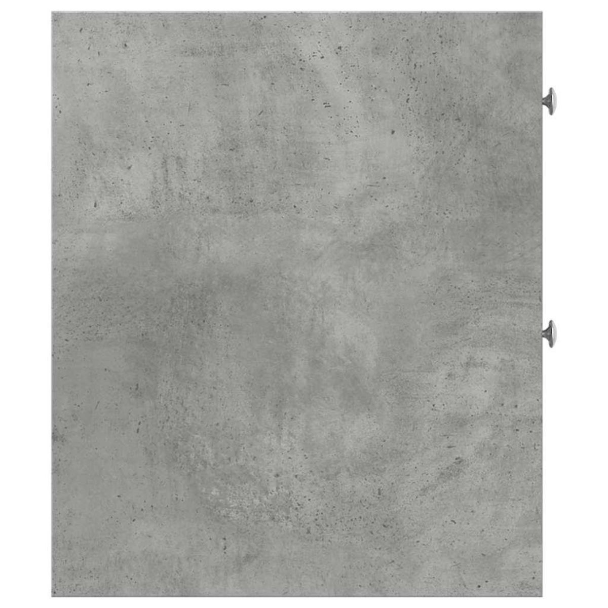 VIDAXL Armoire de salle de bain etroite avec roulettes gris beton