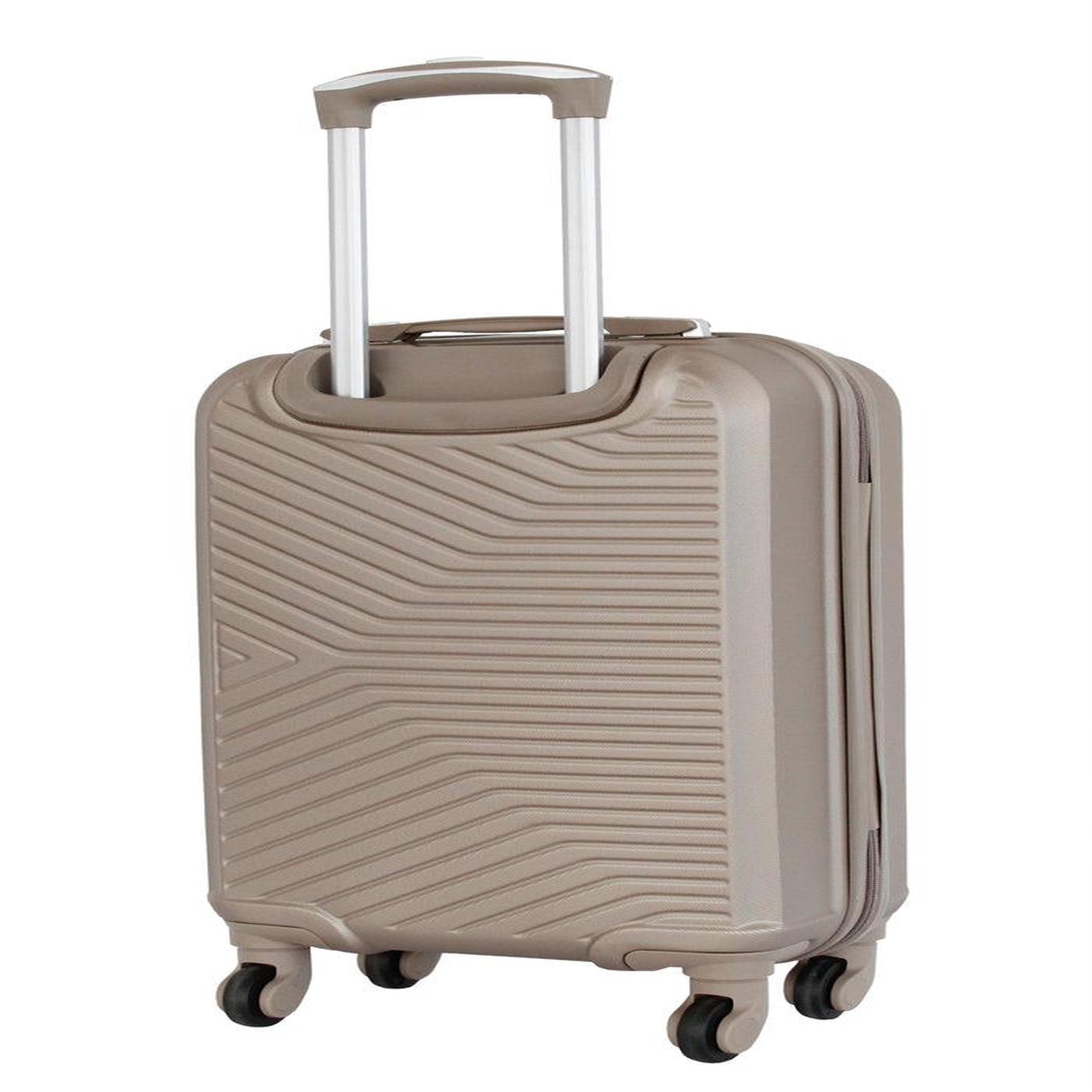 Voir la diapositive 3 : Alistair Valise cabine Alistair - Collection Iron - 4 roues - ABS ultra résistant - Noir