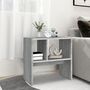 Voir la diapositive 3 : VIDAXL Table d'appoint Sonoma gris 50x30x50 cm Bois d'ingenierie