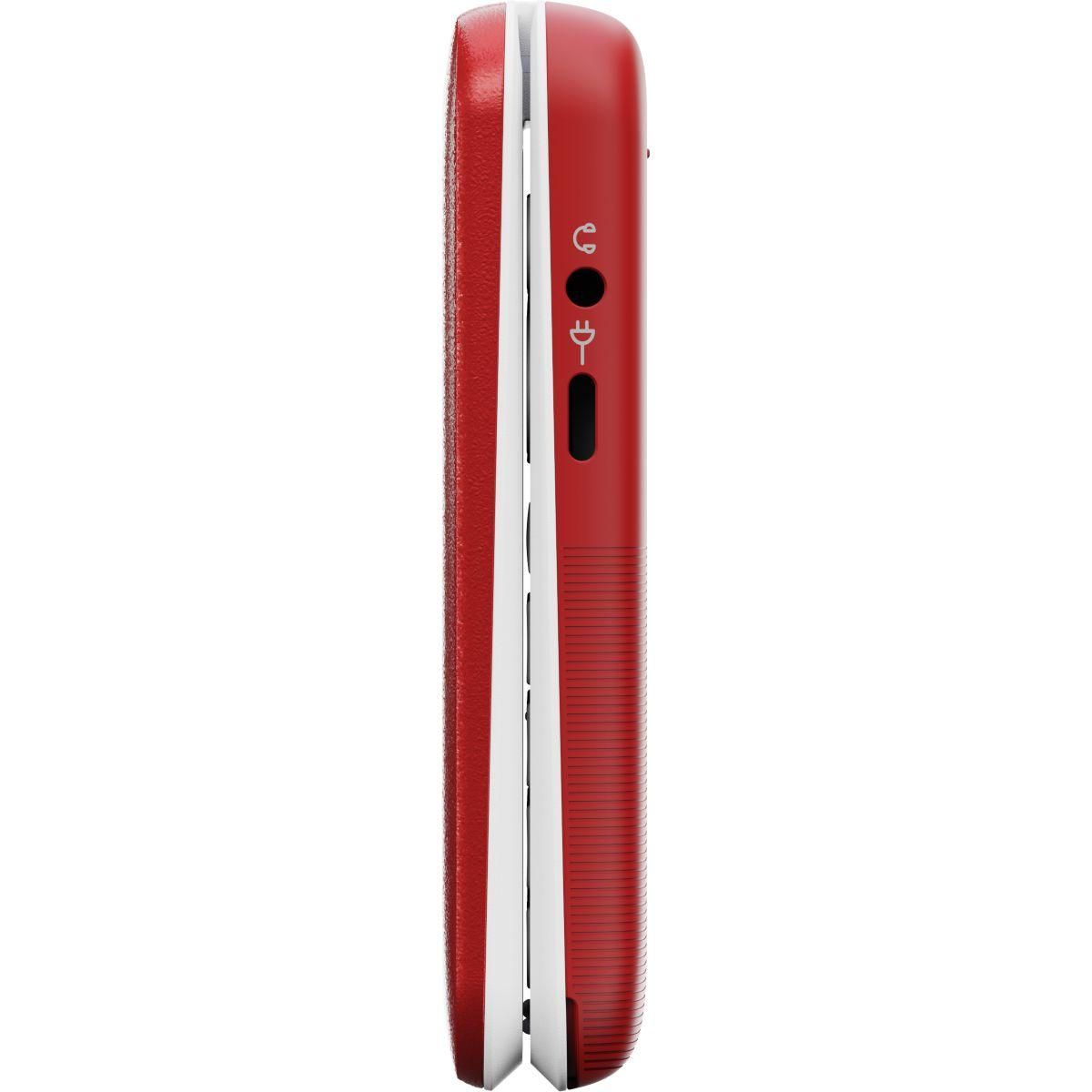 Doro Téléphone portable Leva L30 Rouge/Blanc