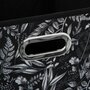 Voir la diapositive 4 : FIVE Lot de 6 boites de rangement en tissu Botanical - 31x31x31cm - Noir