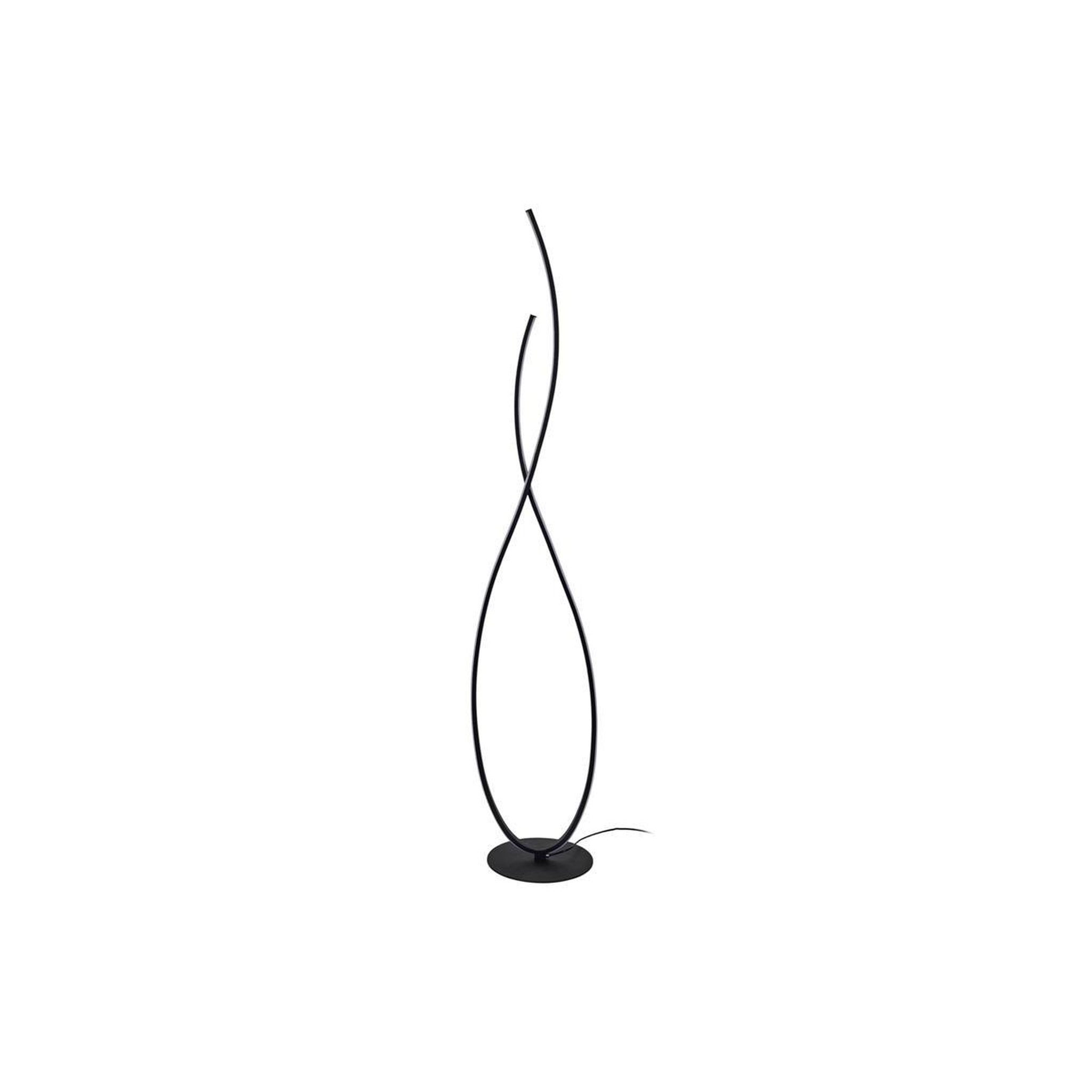 Voir la diapositive 2 : The Home Deco Factory Luminaire LED Design  Spirale  120cm Noir
