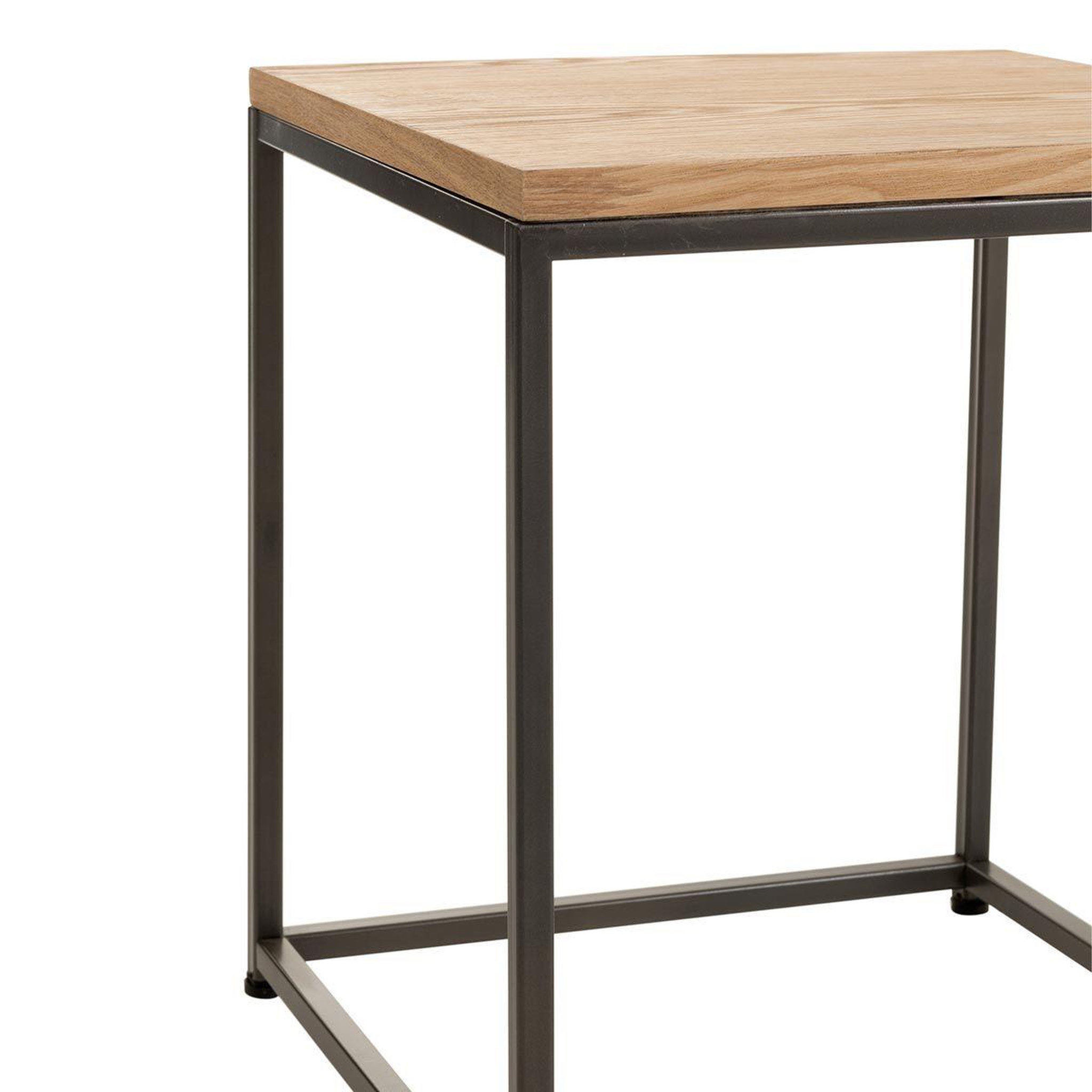 Voir la diapositive 5 : J-LINE Table d'appoint en bois  dresa  42cm naturel