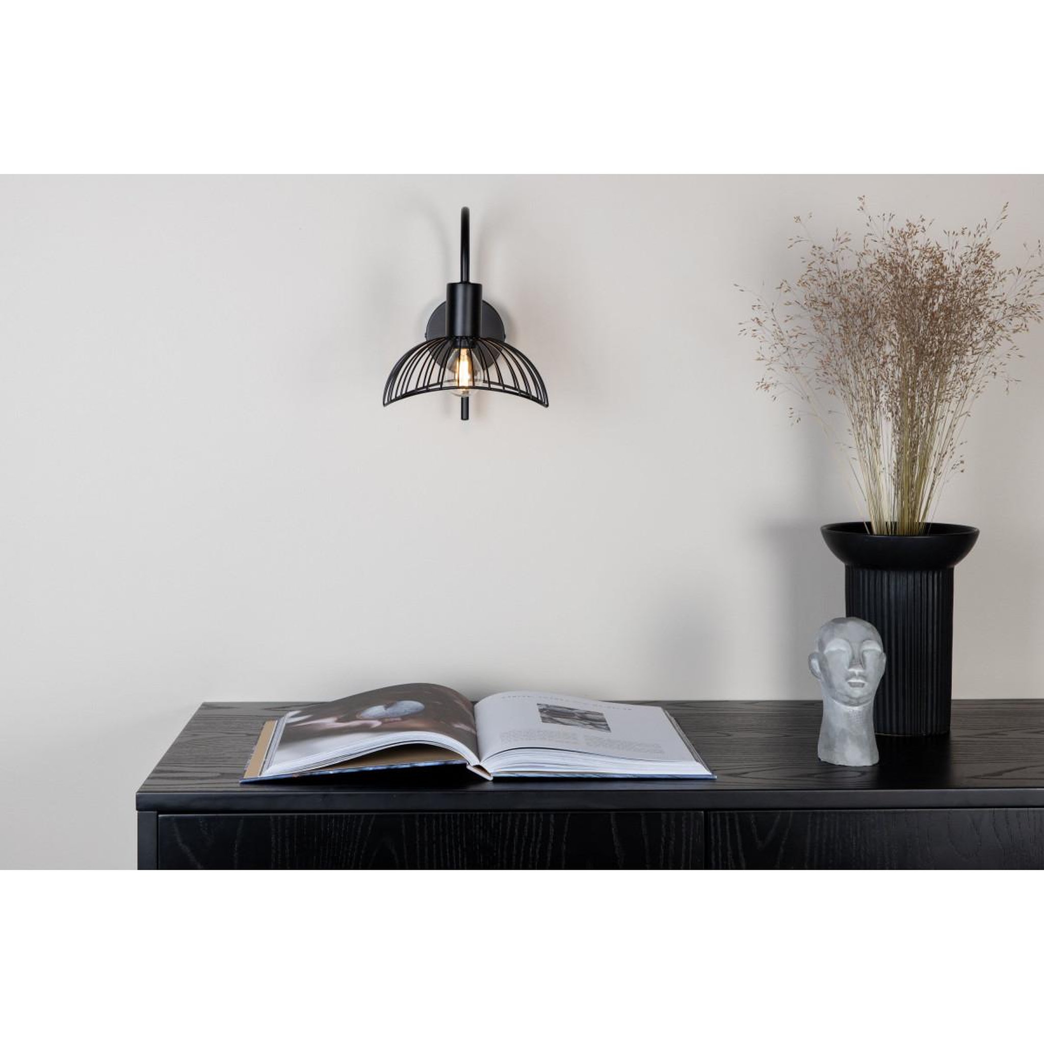 Voir la diapositive 5 : Paris Prix Applique murale design  elsa  26cm noir