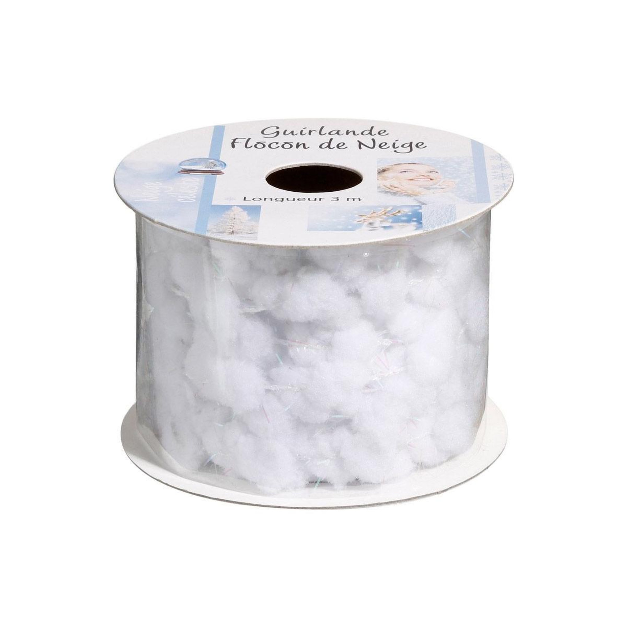 Voir la diapositive 2 : FEERIC LIGHT & CHRISTMAS Guirlande de noël mini boules  polaire  252cm blanc