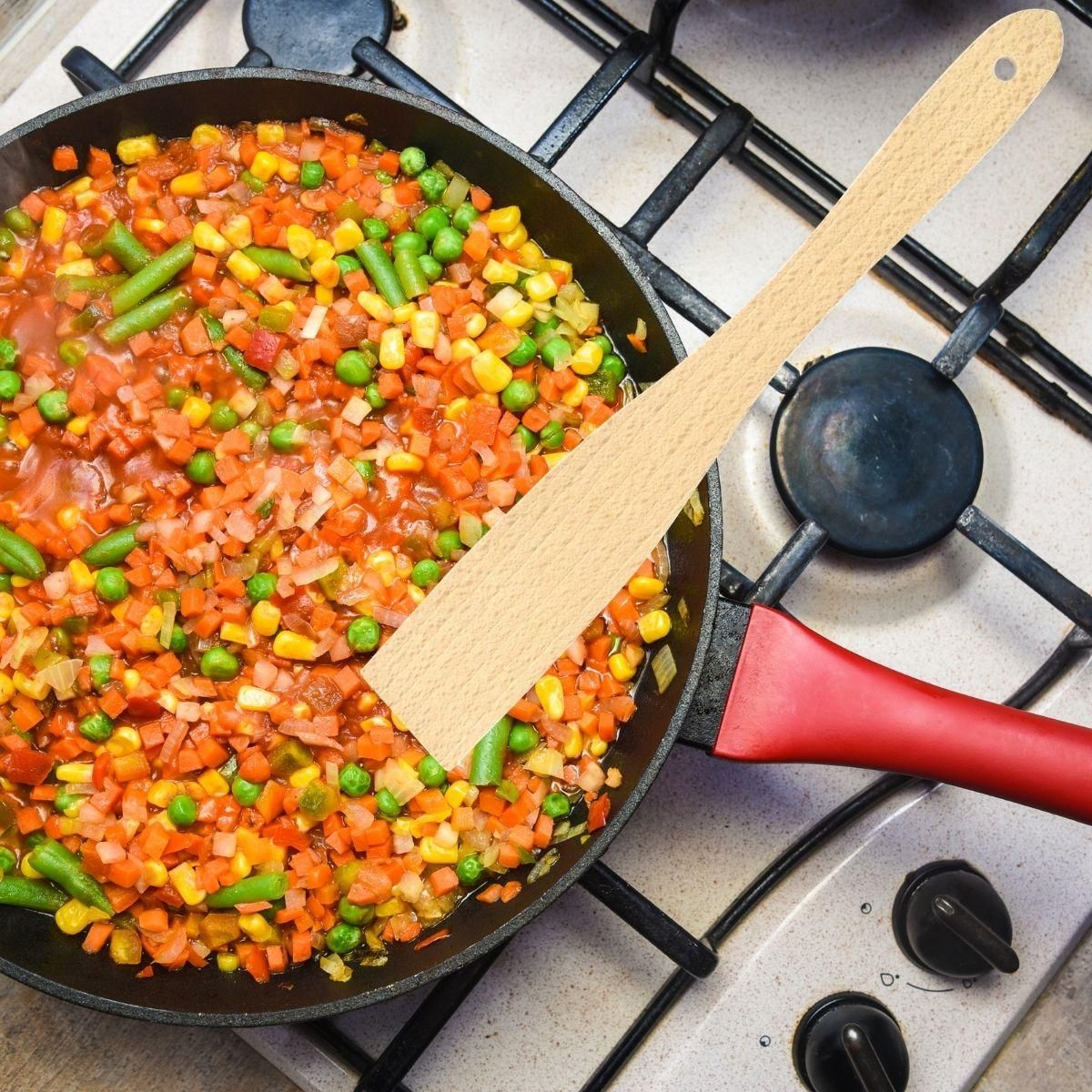 Fackelmann Spatule de cuisine 30 cm Fackelmann Wood Edition