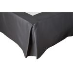 Toison d'or Cache sommier CAMELIA acier. Coloris disponibles : Blanc, Beige, Marron