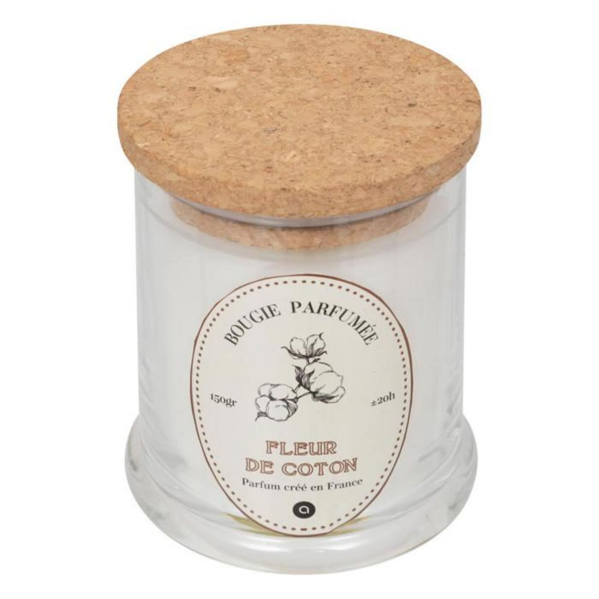 ATMOSPHERA Bougie Parfumée  Hapo  150g Fleur de Coton