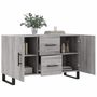 Voir la diapositive 4 : VIDAXL Buffet sonoma gris 100x36x60 cm bois d'ingenierie