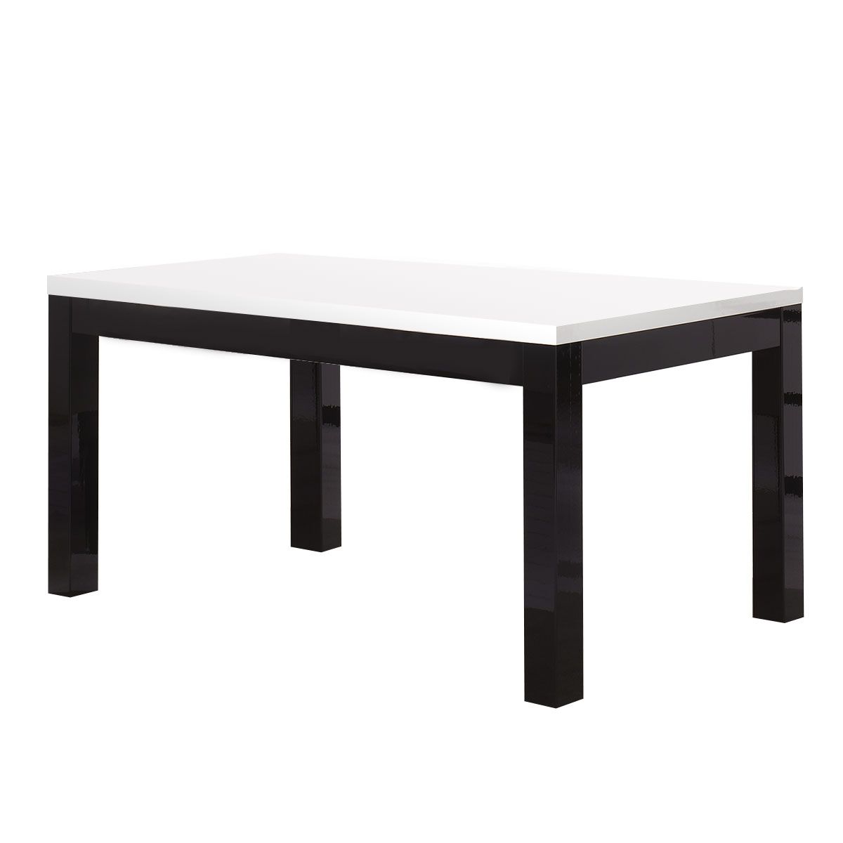 Table de séjour L190cm GENOVA, bicolore