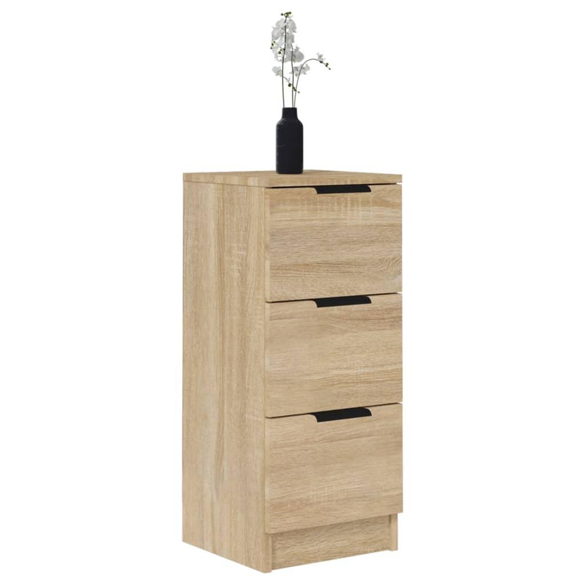 Voir la diapositive 4 : VIDAXL Buffets 2 pcs Chene Sonoma 30x30x70 cm Bois d'ingenierie