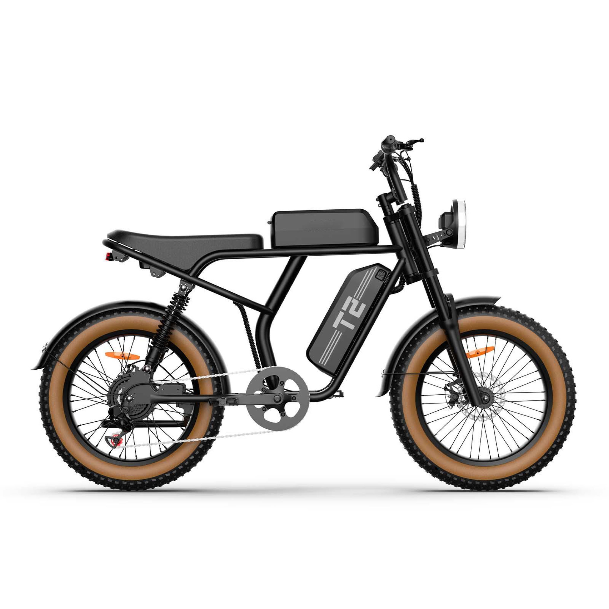 Voir la diapositive 1 : URLIFE Vélo électrique urlife t2, fatbike 20 pouces