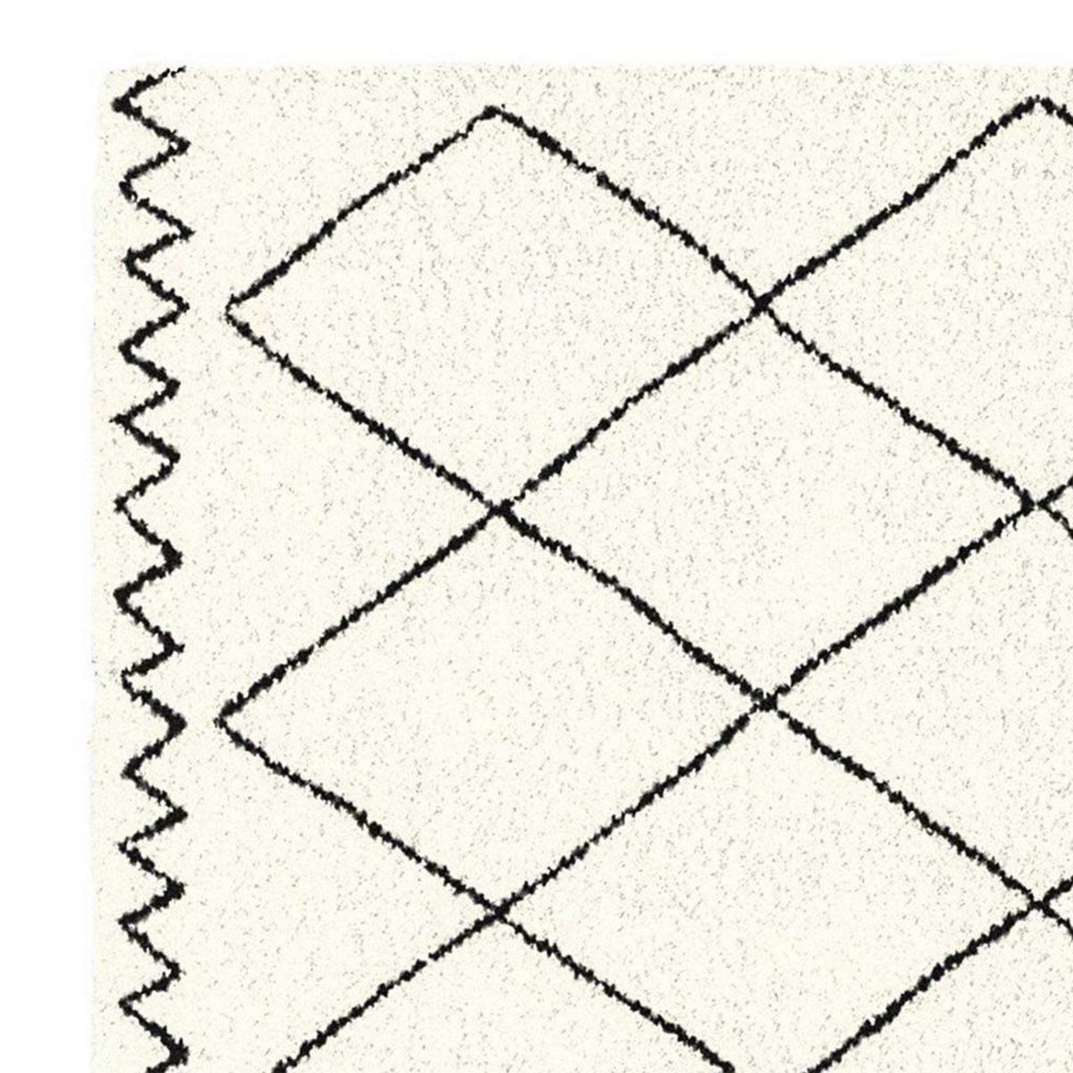 Douceur d'Intérieur Tapis rectangle 60x110 cm Saoura beige