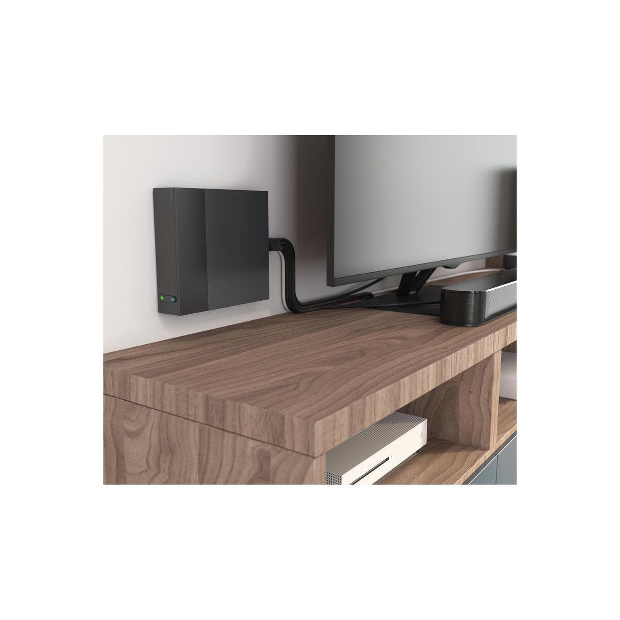 Voir la diapositive 3 : Legrand Multiprise espace TV 8 prises parafoudre