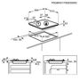 Voir la diapositive 2 : FAURE Table de cuisson gaz 59cm 4 feux 78300w blanc - fgh62414wa
