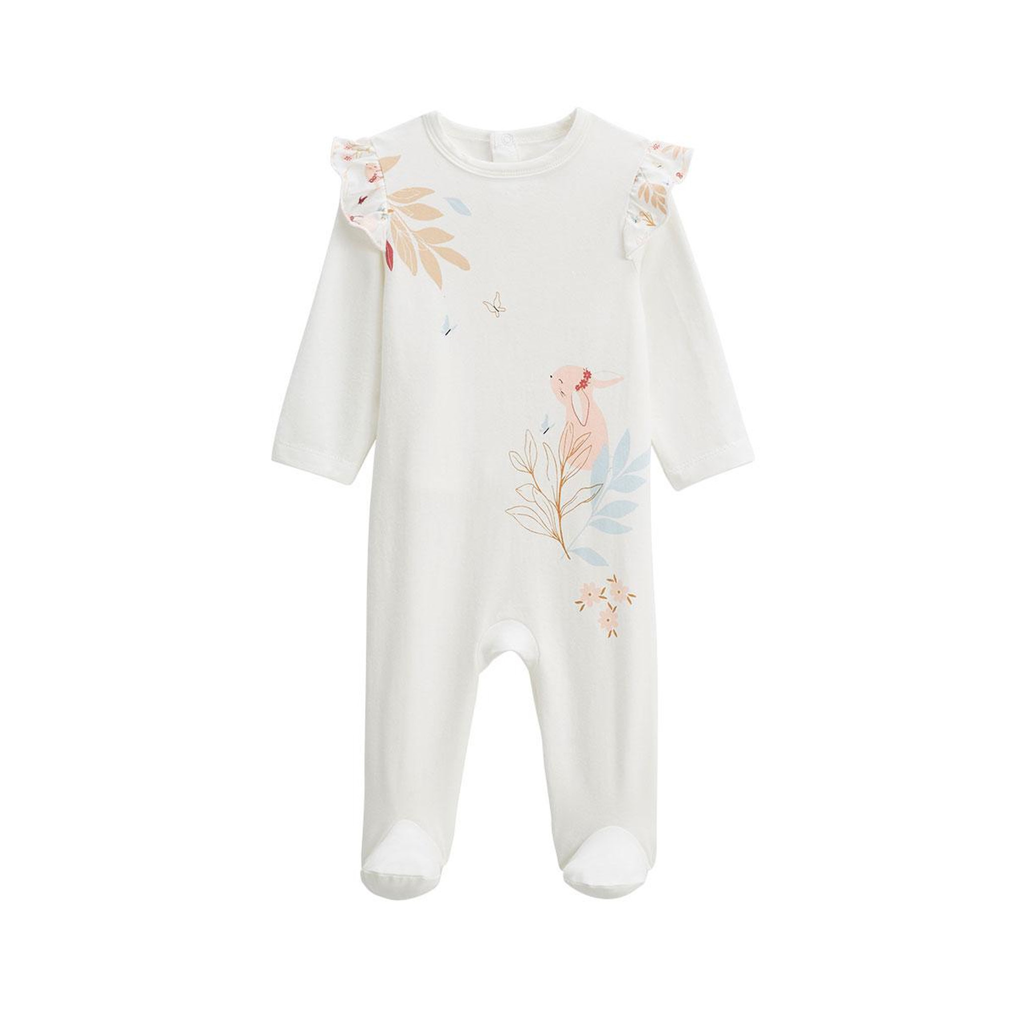 Voir la diapositive 1 : PETIT BEGUIN Pyjama bébé praline - fille