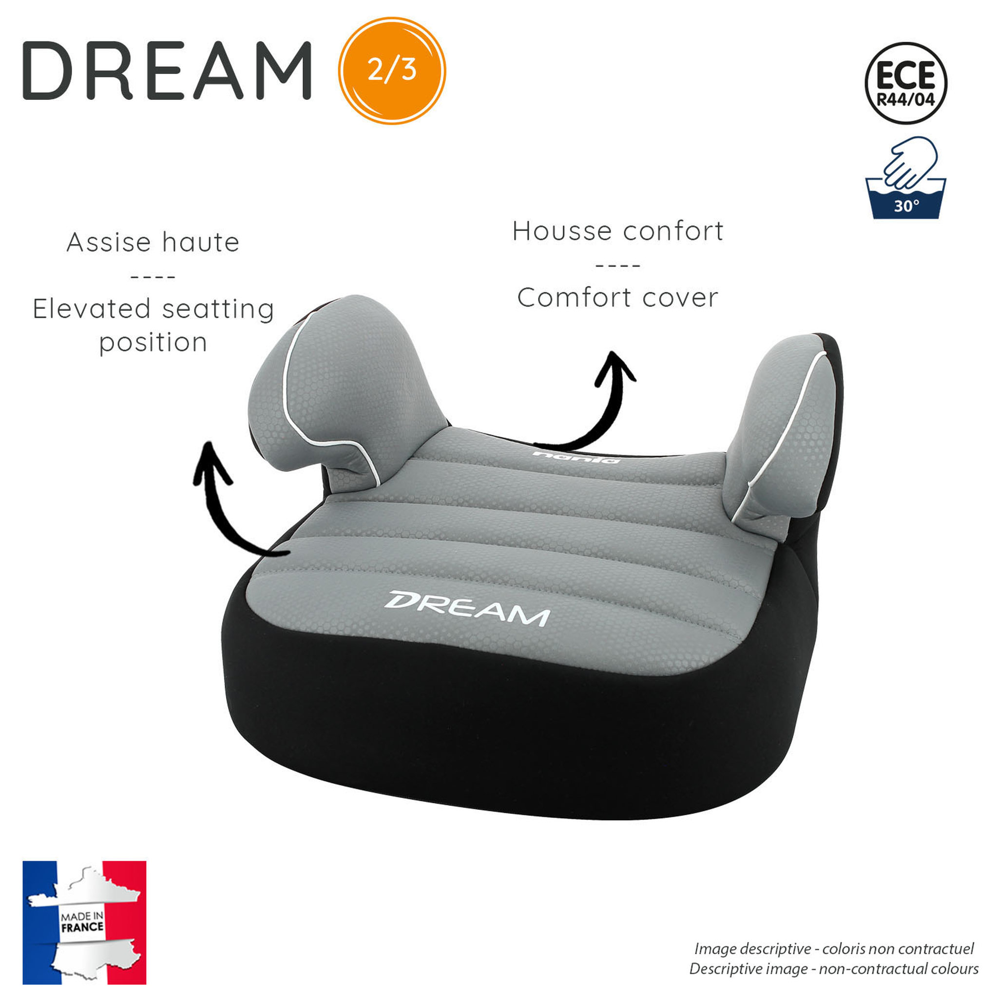 Voir la diapositive 4 : DISNEY Rehausseur auto bas groupe 2/3 Dream Disney Mickey