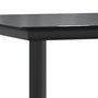Voir la diapositive 5 : VIDAXL Ensemble a manger de jardin 5 pcs noir textilene et acier