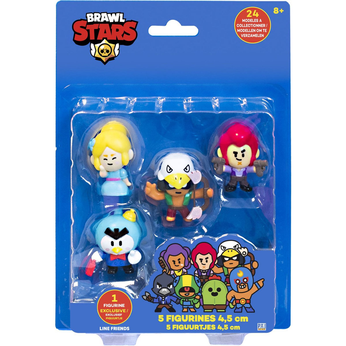 LANSAY Brawl Stars 5 Figurines 4,5cm #2