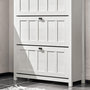 Voir la diapositive 6 : SOBUY SoBuy - Meuble À Chaussures 3 portes - Blanc - 80x30x111cm - Nordique - FSR162-W