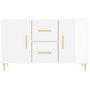 Voir la diapositive 6 : VIDAXL Buffet blanc brillant 100x36x60 cm bois d ingénierie