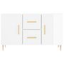 Voir la diapositive 6 : VIDAXL Buffet blanc brillant 100x36x60 cm bois d ingénierie