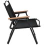 Voir la diapositive 5 : VIDAXL Chaises de camping lot de 2 Noir 54x43x59 cm Tissu Oxford