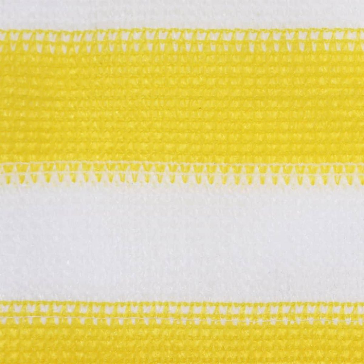 VIDAXL Ecran de balcon Jaune et blanc 120x500 cm PEHD