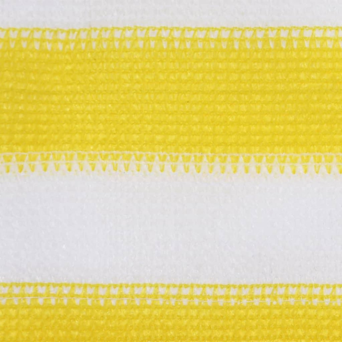 VIDAXL Ecran de balcon Jaune et blanc 120x500 cm PEHD