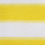 Voir la diapositive 2 : VIDAXL Ecran de balcon Jaune et blanc 120x500 cm PEHD