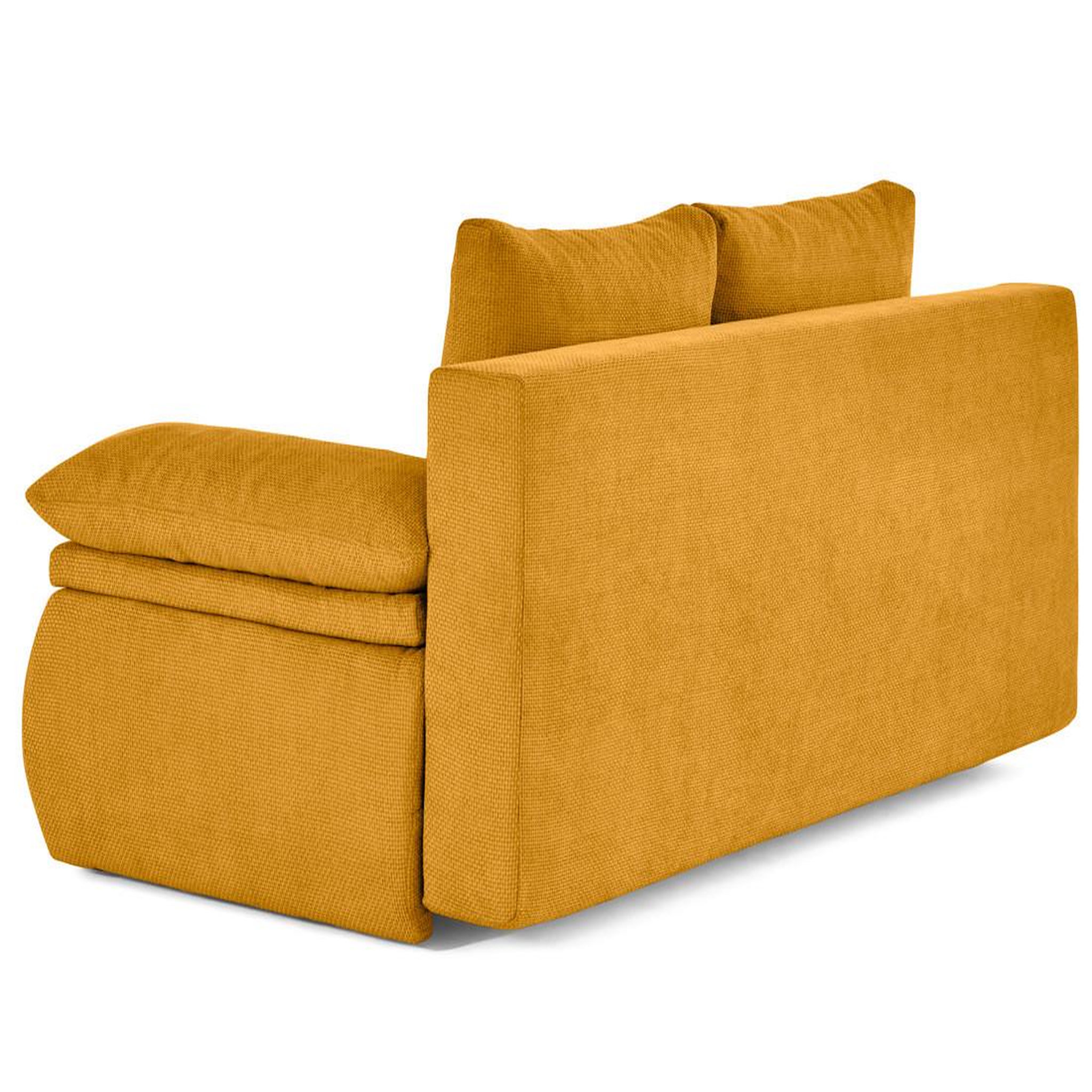Voir la diapositive 5 : BEST MOBILIER Kurt - canapé 3 places convertible avec coffre en velours texturé