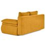 Voir la diapositive 5 : BEST MOBILIER Kurt - canapé 3 places convertible avec coffre en velours texturé