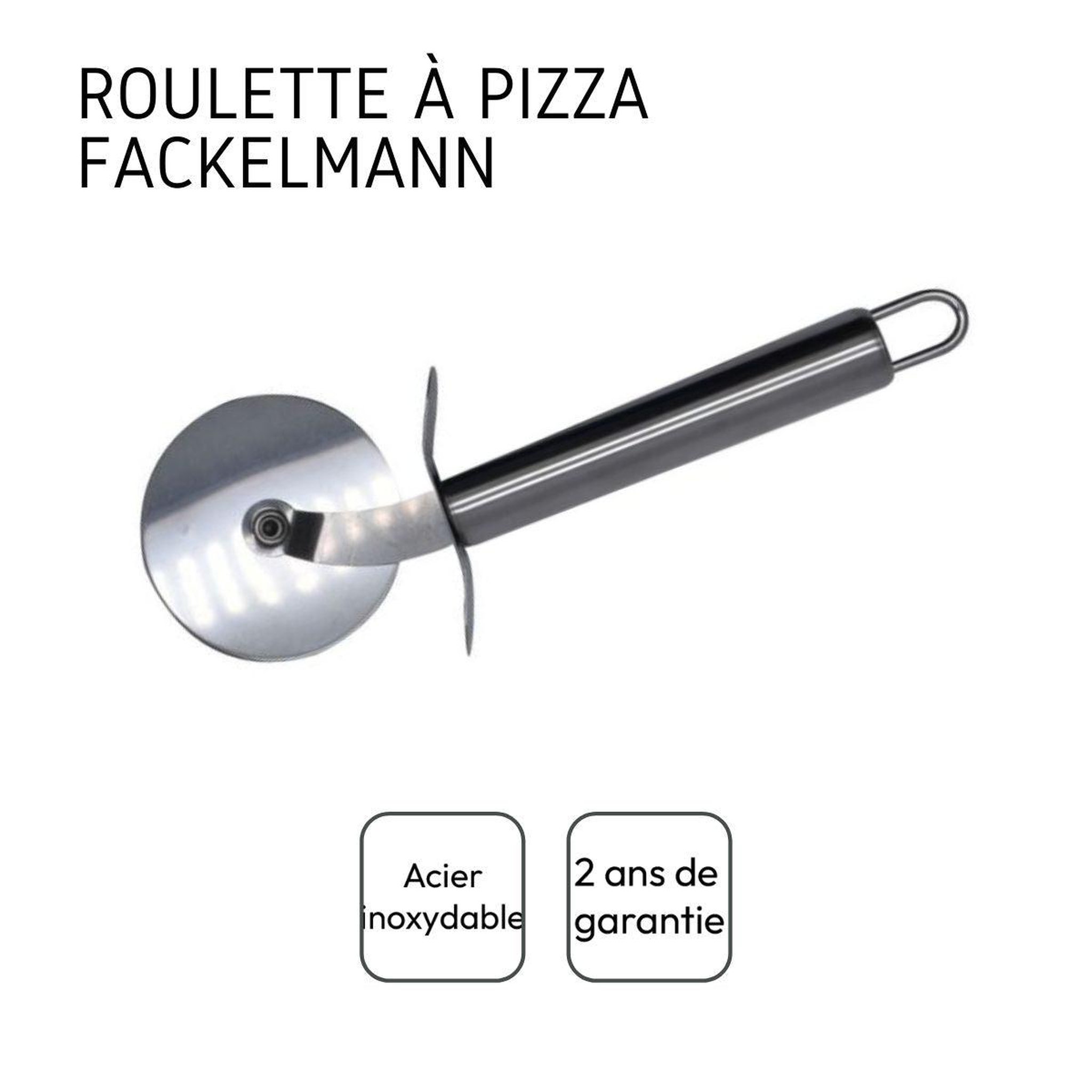 Voir la diapositive 4 : Fackelmann Roulette à pizza 24 cm fackelmann elemental