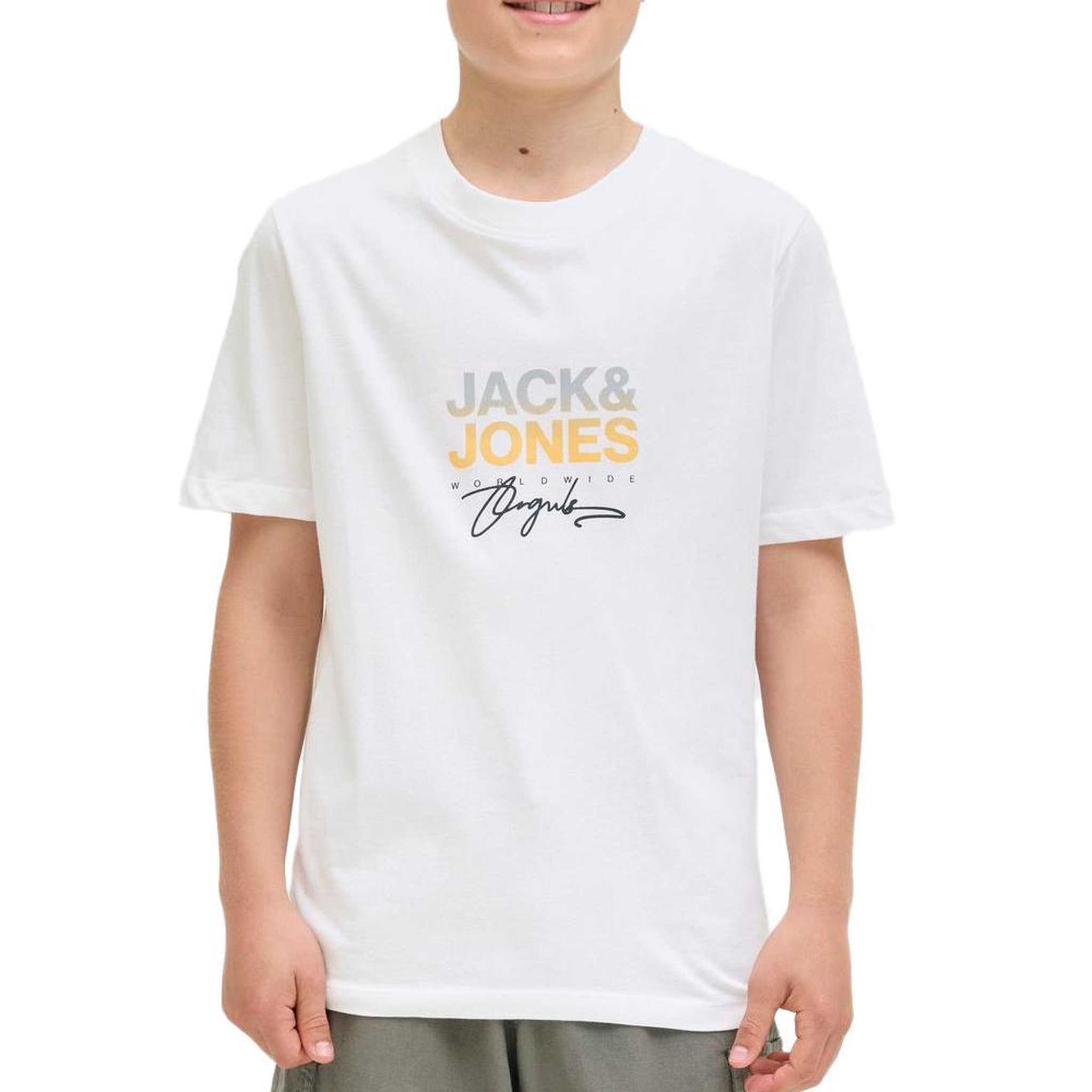 Voir la diapositive 1 : Jack & Jones T-shirt Blanc Garçon Jack & Jones Canggu