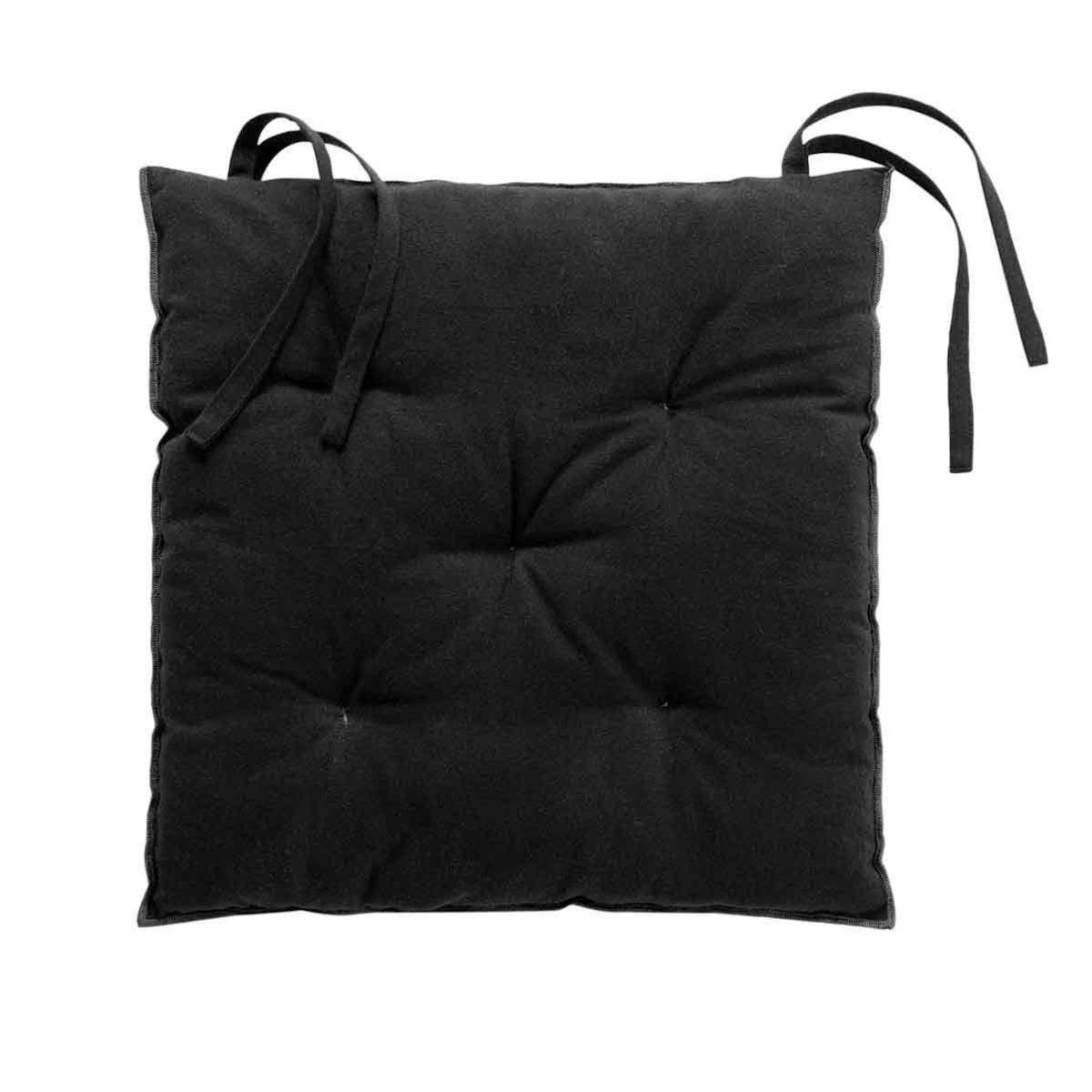 Paris Prix Galette de Chaise  Mistraline  40x40cm Noir