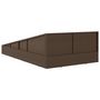 Voir la diapositive 5 : VIDAXL Lit de jardin marron 110x200 cm resine tressee