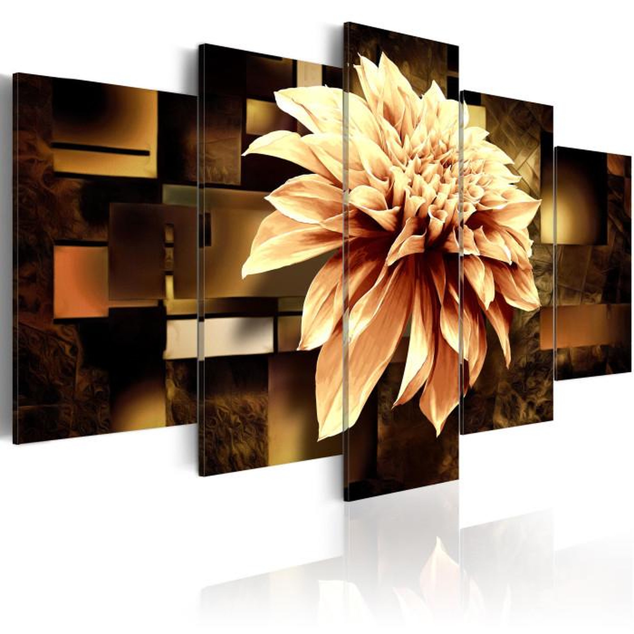 Paris Prix Tableau Imprimé  Royal Dahlia. Coloris disponibles : Multicolore