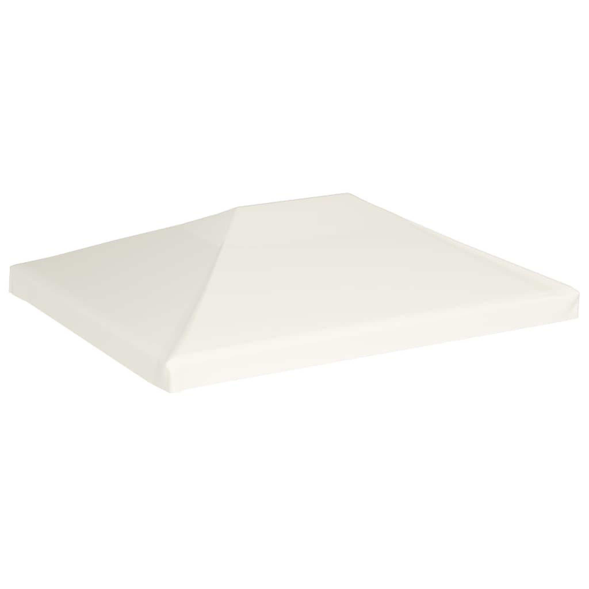 Voir la diapositive 2 : VIDAXL Toile superieure de belvedere 310 g / m^2 4x3 m Blanc creme